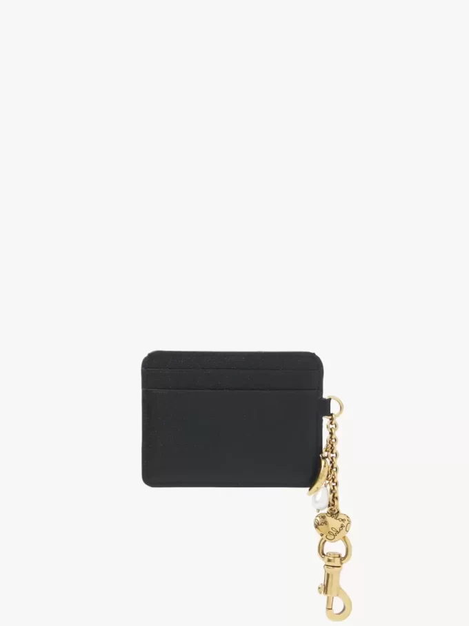 Etui na karty Chloé Charms ze skóry licowej Etui na karty Chloé Charms ze skóry licowej