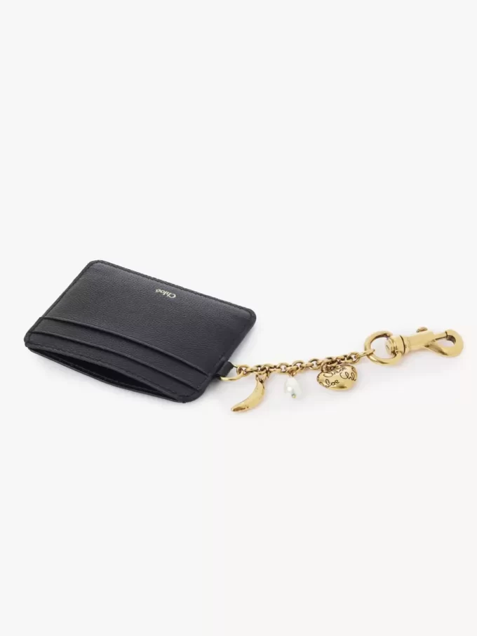 Etui na karty Chloé Charms ze skóry licowej Etui na karty Chloé Charms ze skóry licowej