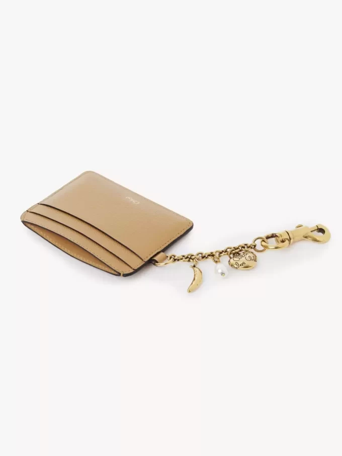 Etui na karty Chloé Charms ze skóry licowej Etui na karty Chloé Charms ze skóry licowej