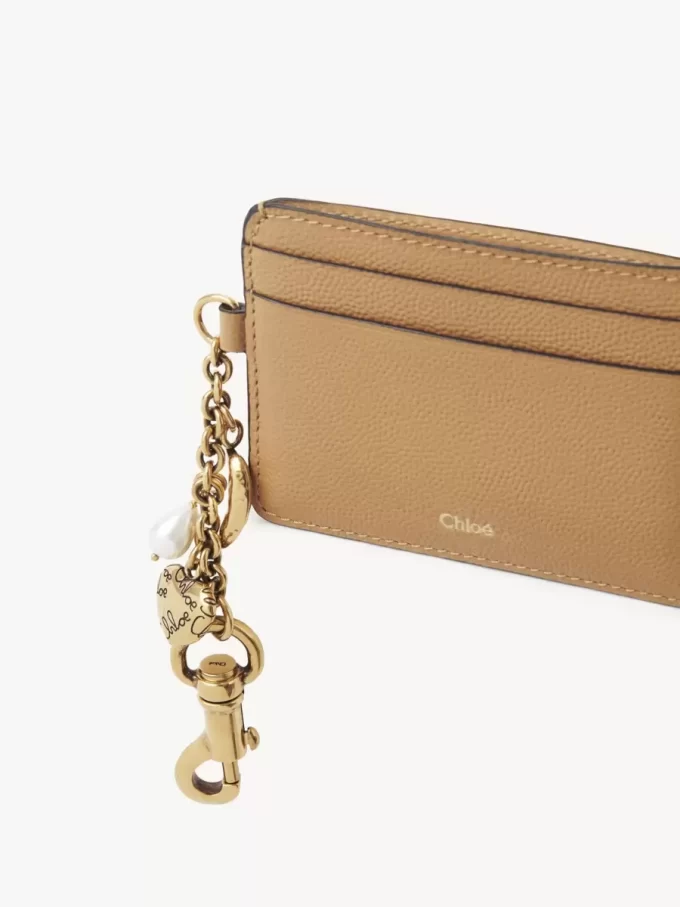 Etui na karty Chloé Charms ze skóry licowej Etui na karty Chloé Charms ze skóry licowej