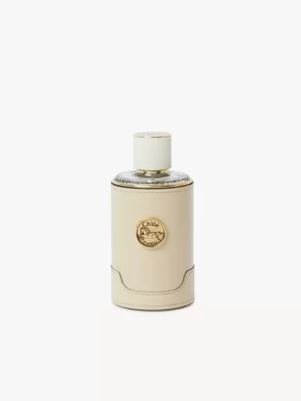 Etui na perfumy z błyszczącej skóry