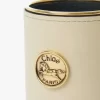 Etui na perfumy z błyszczącej skóry