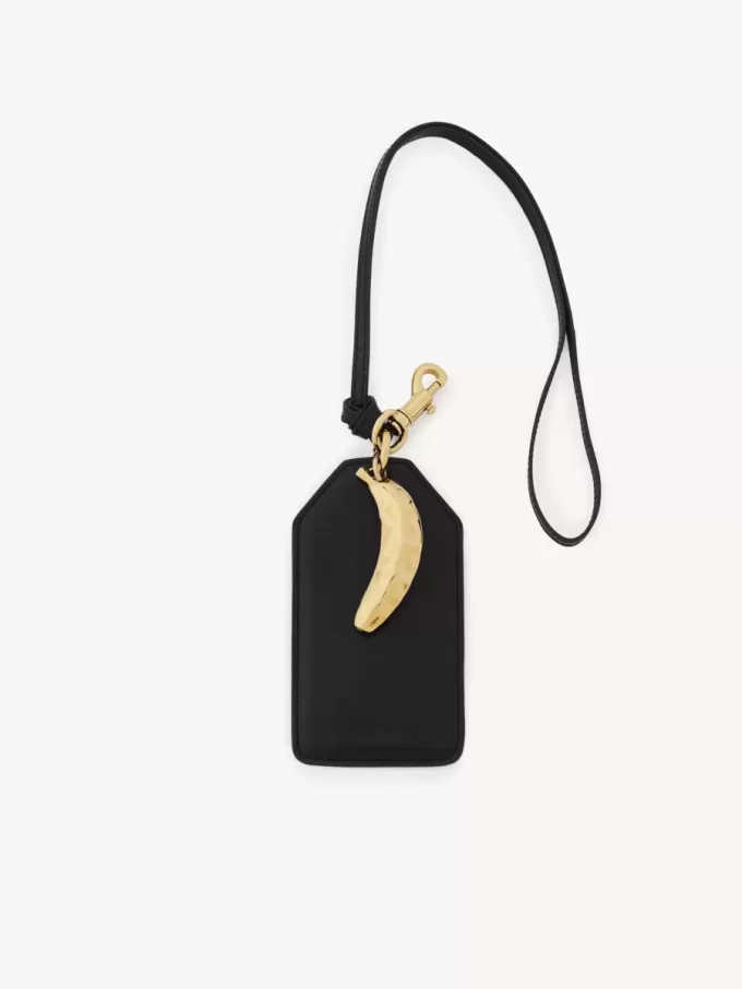 Etykieta na banana z błyszczącej skóry Etykieta na banana z błyszczącej skóry