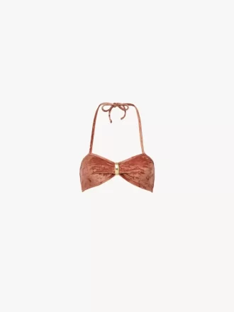 Góra bikini z metalowymi detalami