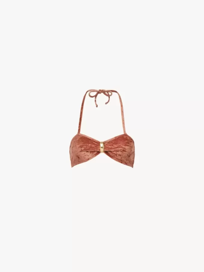 Góra bikini z metalowymi detalami Góra bikini z metalowymi detalami
