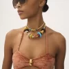 Góra bikini z metalowymi detalami Góra bikini z metalowymi detalami