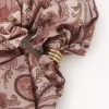 Gumka do włosów Chloé Paisley z jedwabnego skośnego materiału Gumka do włosów Chloé Paisley z jedwabnego skośnego materiału