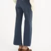 Jeansy typu bootcut z krótkim rękawem i denimu Jeansy typu bootcut z krótkim rękawem i denimu