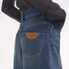 Jeansy z szerokimi nogawkami z denimu Jeansy z szerokimi nogawkami z denimu