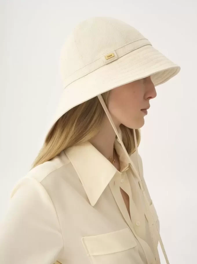 Kapelusz typu bucket Chloé Breeze z bawełny Kapelusz typu bucket Chloé Breeze z bawełny