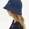 Kapelusz typu bucket hat Chloé Iconic z denimu