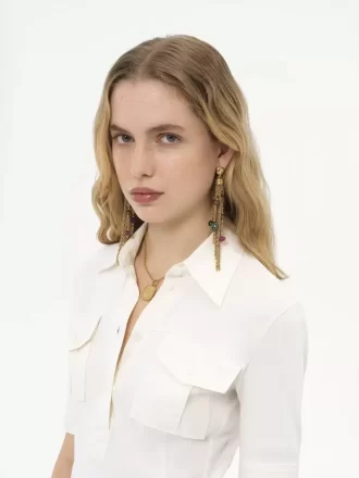 Kolczyki Chloé Pompoms