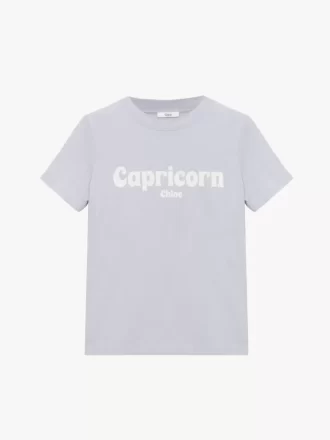 Koszulka niemowlęca Capricorn T-shirt z bawełnianej dzianiny Koszulka niemowlęca Capricorn T-shirt z bawełnianej dzianiny