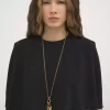 Krótka sukienka-peleryna z krepy wiskozowej Krótka sukienka-peleryna z krepy wiskozowej