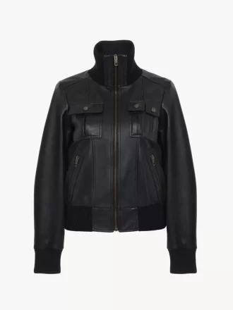 Krótki blouson ze skóry