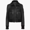 Krótki blouson ze skóry