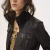 Krótki blouson ze skóry
