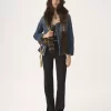 Kurtka jeździecka z baskinką w kolorze denim Kurtka jeździecka z baskinką w kolorze denim