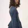 Kurtka jeździecka z baskinką w kolorze denim Kurtka jeździecka z baskinką w kolorze denim
