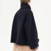 Luźny krótki płaszcz z wełny Luźny krótki płaszcz z wełny