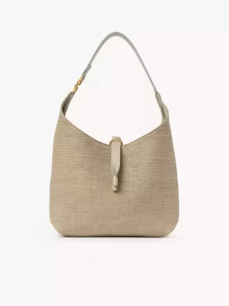 Mała torba typu hobo Marcie z włókien imitujących rafię
