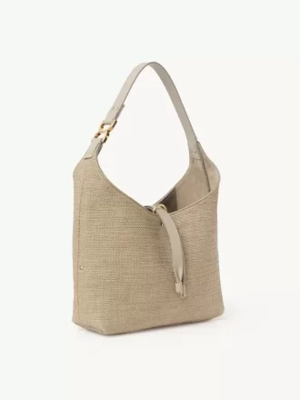 Mała torba typu hobo Marcie z włókien imitujących rafię