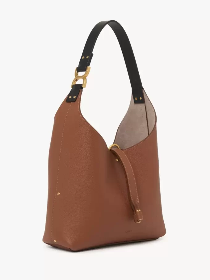 Mała torba typu hobo Marcie ze skóry licowej Mała torba typu hobo Marcie ze skóry licowej