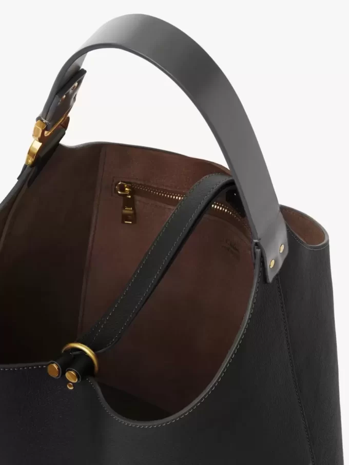 Mała torba typu hobo Marcie ze skóry licowej