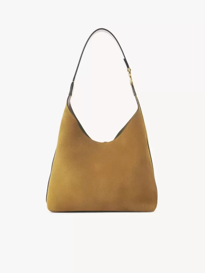 Mała torba typu hobo Marcie ze skóry zamszowej Mała torba typu hobo Marcie ze skóry zamszowej