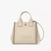 Mała torba typu tote Chloé Carry z płótna Mała torba typu tote Chloé Carry z płótna