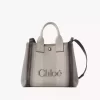 Mała torba typu tote Chloé Carry z płótna Mała torba typu tote Chloé Carry z płótna