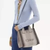 Mała torba typu tote Chloé Carry z płótna Mała torba typu tote Chloé Carry z płótna