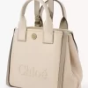 Mała torba typu tote Chloé Carry z płótna Mała torba typu tote Chloé Carry z płótna