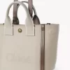 Mała torba typu tote Chloé Carry z płótna Mała torba typu tote Chloé Carry z płótna