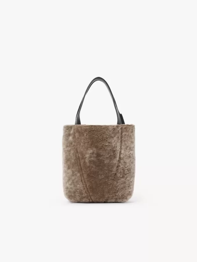 Mała torba typu tote Chloé Spin z owczej skóry Mała torba typu tote Chloé Spin z owczej skóry