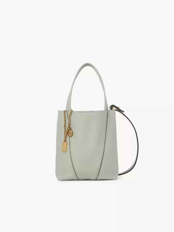 Mała torba typu tote Chloé Spin ze skóry licowej Mała torba typu tote Chloé Spin ze skóry licowej