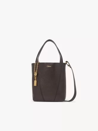 Mała torba typu tote Chloé Spin ze skóry licowej