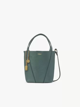 Mała torba typu tote Chloé Spin ze skóry licowej