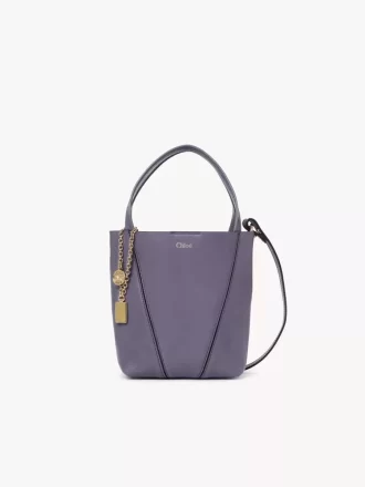 Mała torba typu tote Chloé Spin ze skóry licowej