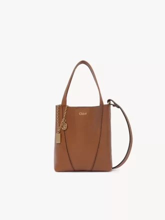 Mała torba typu tote Chloé Spin ze skóry licowej