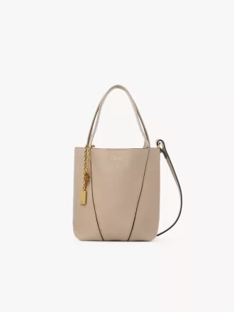 Mała torba typu tote Chloé Spin ze skóry licowej