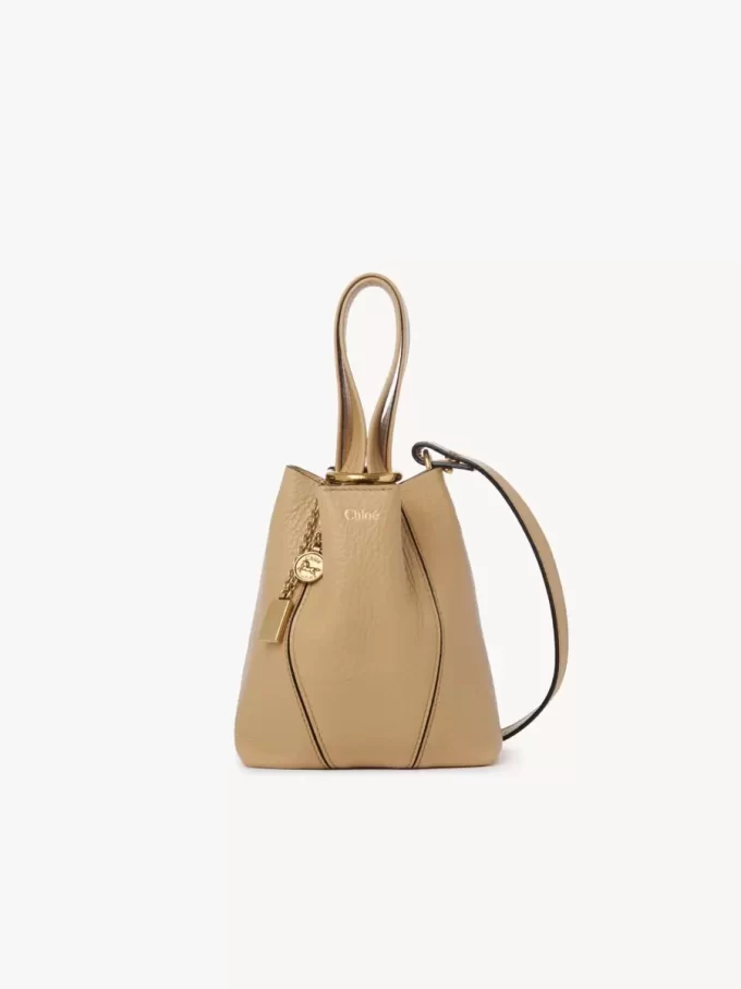 Mała torba typu tote Chloé Spin ze skóry licowej Mała torba typu tote Chloé Spin ze skóry licowej