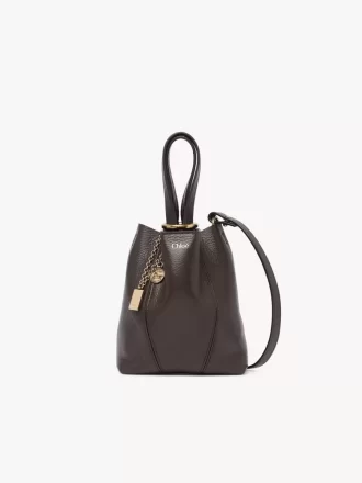 Mała torba typu tote Chloé Spin ze skóry licowej
