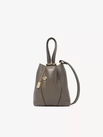 Mała torba typu tote Chloé Spin ze skóry licowej