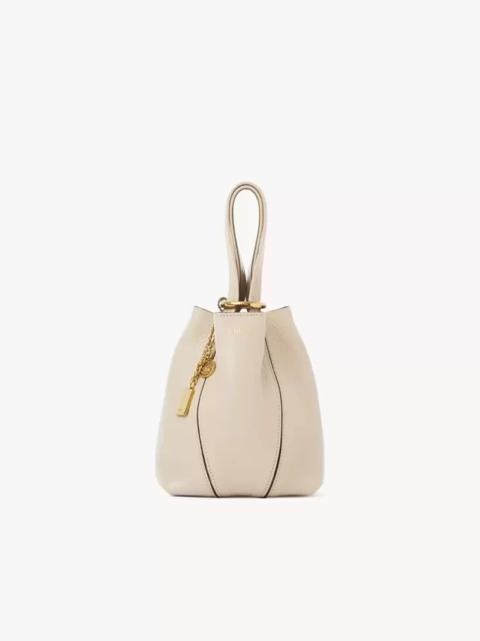 Mała torba typu tote Chloé Spin ze skóry licowej Mała torba typu tote Chloé Spin ze skóry licowej