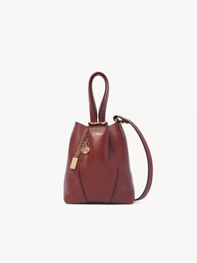 Mała torba typu tote Chloé Spin ze skóry licowej Mała torba typu tote Chloé Spin ze skóry licowej