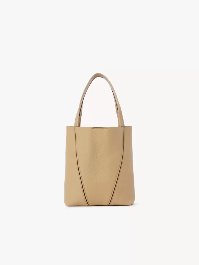 Mała torba typu tote Chloé Spin ze skóry licowej Mała torba typu tote Chloé Spin ze skóry licowej