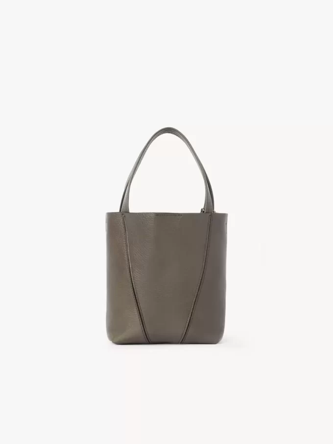 Mała torba typu tote Chloé Spin ze skóry licowej Mała torba typu tote Chloé Spin ze skóry licowej