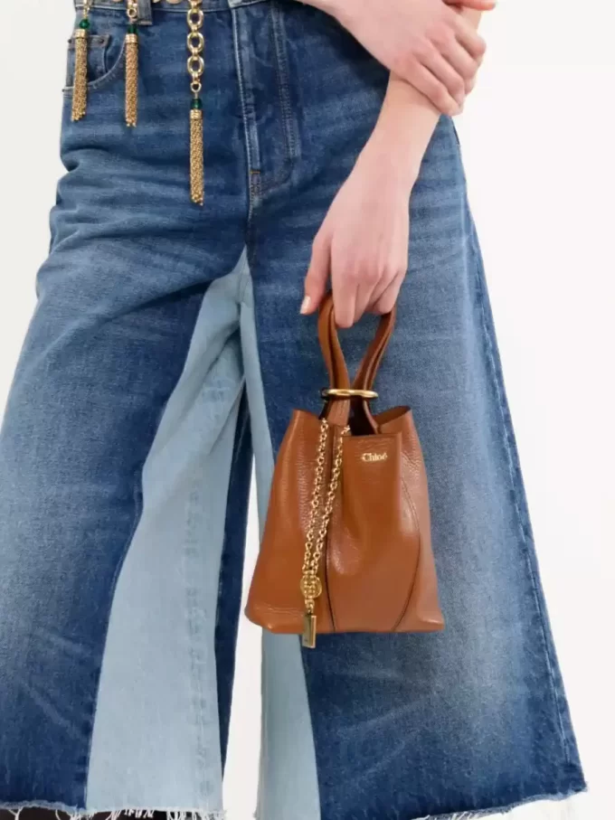 Mała torba typu tote Chloé Spin ze skóry licowej Mała torba typu tote Chloé Spin ze skóry licowej