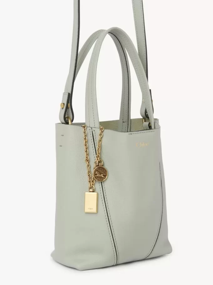 Mała torba typu tote Chloé Spin ze skóry licowej Mała torba typu tote Chloé Spin ze skóry licowej